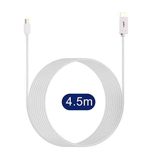 Mini DP auf HDMI, J&D Goldbeschichteter Mini Displayport (Thunderbolt) auf HDMI 1080P Full HD Kabel Adapter Konverter Male to Male – 5m - 7