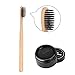 Produktbild Oshide 30g Aktivkohle Natural Teeth Whitening Powder mit natürlichen Bambus Zahnbürste