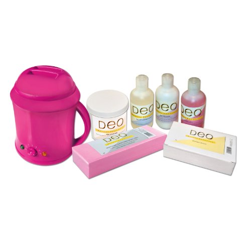 030450K Deo Professional 1000cc Starter Wax Waxing Heater Pot Warmer Kit PINK