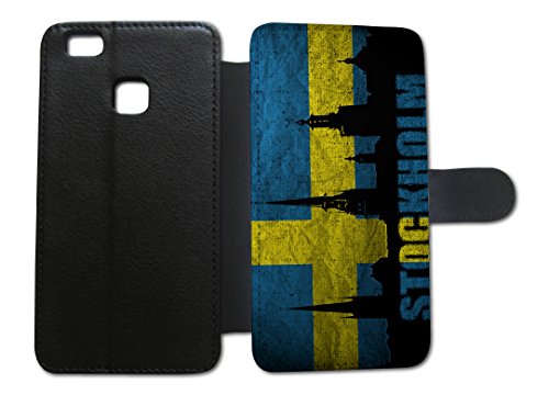 Huawei Schweden Stockholm 1 case Tasche Hülle Case Cover Schutz Handy P8 Lite 2017