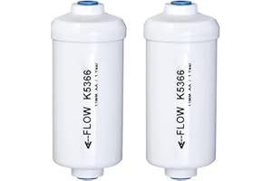 berjalan 2 Stück Ersatzteile Zubehör Fluorid-Wasserfilter K5366, Kompatibel mit Schwerkraft-Wasserfiltersystem-Reinigungselementen