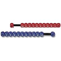 Lote marcadores contador futbolin rojo azul