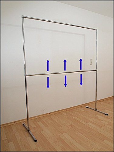 150x180x60 PROFI KLEIDERSTÄNDER HÄNGEREGAL KLEIDERSTANGE GARDEROBE FREISTEHEND - 2
