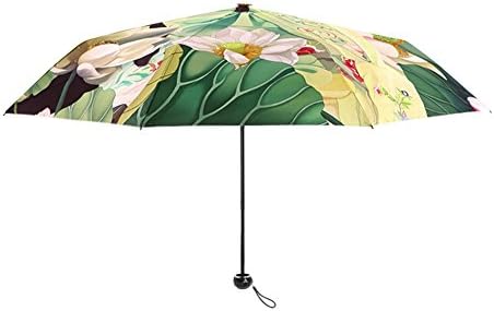 WJCGX Creative Antiquity Girl Umbrella Outdoor Silver Glue 30% Small Clean Umbrella Fashionable Rain Umbrella