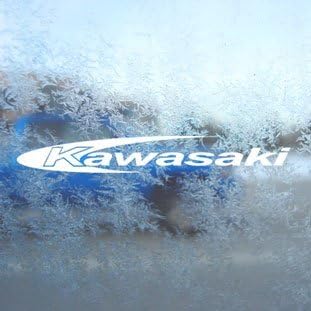 Car Sticker / Bumper / Decal White Kawasaki Ninja 600 200 750 - for Laptop / Window / Truck / Tuning / motorcycle