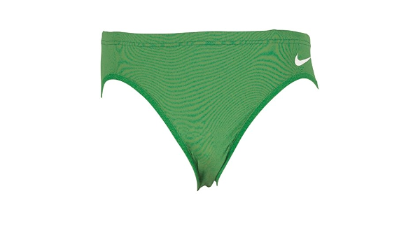 Womens Nike Running Briefs Green/White 