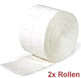 2x Rollen Kosmetex Zellstofftupfer Zelletten, Tupfer aus...