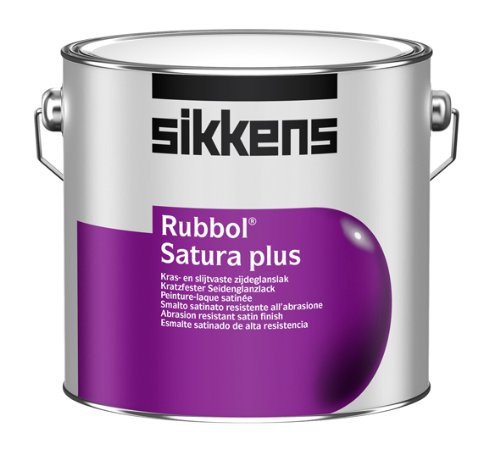 Sikkens Rubbol Satura Plus, 2,5 L., Weiß Seidenglanz, kratzfester Seidenglanzlack
