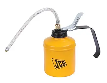 JCB Tools Oil Can - Lever type 500 ml, Steel Pump Body with 9