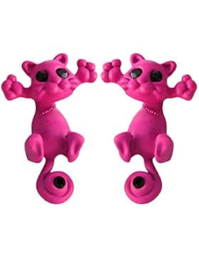 Smilucky 1Paar 3D-Ohrstecker für Damen in Katzenform, niedliche Katzen