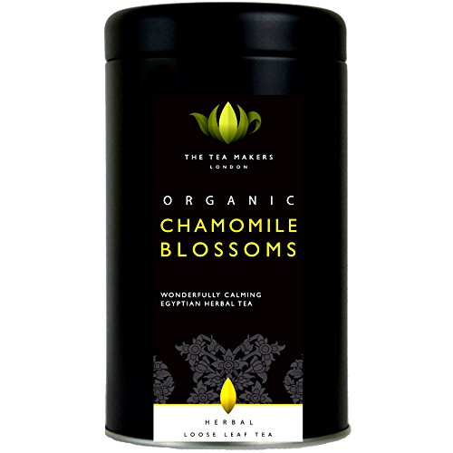 The Tea Makers of London Ganze Kamilleblüten Bio Qualität Kräutertee von prämiertem Teeshop Geschenkidee, 1er Pack (1 x 50 g)