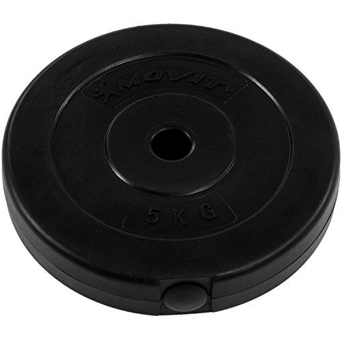 MOVIT® 35 kg Curlset SZ-Stange 120cm Curlstange gerendelt und verchromt mit Sternverschlüssen + 10 Gewichtsscheiben Hantelscheiben Curl Set Hantelset Scheibenaufnahme Ø 25mm - 6