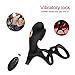 Produktbild Urlovery Penisring, Vibrierender Prostata-Massagegerät, Klitoris-G-Punkt-Vibrator, Stimulatoren, männlich, Sexspielzeug, Anal-Plug-Spielzeug, Fernbedienung, für Männer und Frauen, Paare, Masturbation