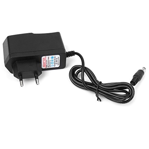 Unicoco Caméra de sécurité Adaptateur Alimentation CCTV régulée de Commutation Adaptateur UE Branchez-100V 240V AC à DC 3V 1A 5.5mm Adaptateur Prise