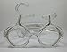 Produktbild Leuchtende Partybrille "Fahrrad" transparent Spaßbrille inkl. Batterien für Damen&Herren