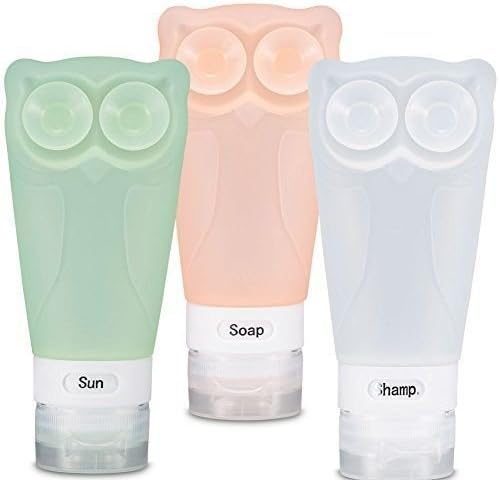 Travel Bottles For Shampoo, Conditioner and Medication TSA Approved