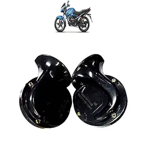 Vagary Waterproof Motorbike Trumpet Bell 12V Iron Electric Vehicle Car/Bike Horn for Hero Glamour