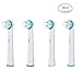 Produktbild u-prime ® Standard Ersatz Bürstenköpfe Kompatibel mit Elektrische Zahnbürste Oral-B Professional Ortho OD17–4 (od-17 a), geeignet für folgende Oral-B Modelle: Vitalität, Professional Care, Pro Gesundheit, Triumph, Advance Power, TriZone und Smart Series – 4 zählt (1er Pack).