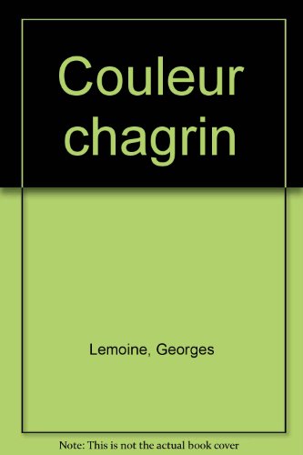 couverture de : Couleur chagrin