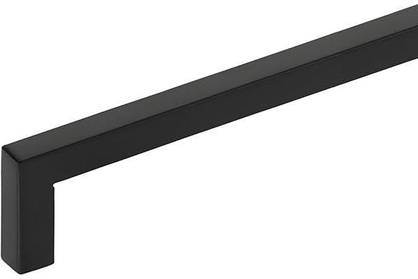Poignée de meuble E8 Entraxe 480 mm en acier inoxydable noir mat Poignée barre de SOTECH