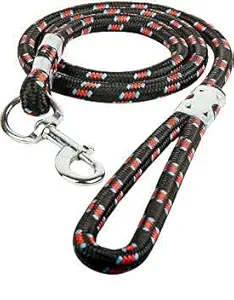 Kapoor pets? 170 cm Dog Cord Leash (Black) (KP_Black_Rope) 16 mm Lease