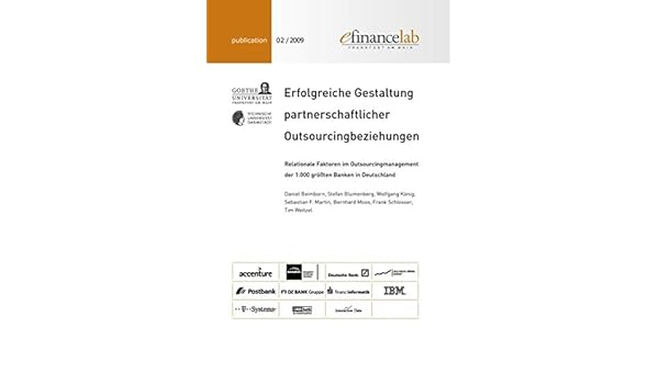 Erfolgreiche Gestaltung Partnerschaftlicher Outsourcingbeziehungen