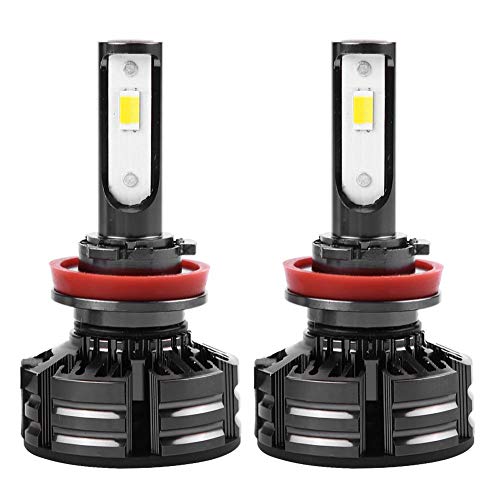KIMISS H11 LED Headlight Bulbs,9V-36V 1 Pair of Super Bright Car Auto LED Headlight Kit Headlamp Bulbs 28W