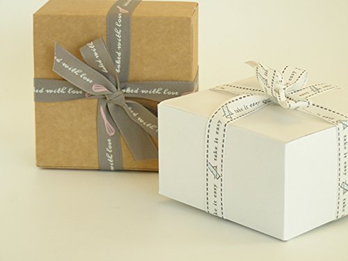Packung mit 10 x Selbstmontage Geschenkbox (Code#B) Karton Flach Packung Selbstmontage Geschenkbox passend für Schokoladen, Juwelen, Klein Geschenke - 2