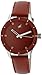 Fastrack Monochrome Analog Red Dial Women