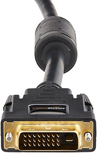 AmazonBasics DVI-auf-DVI-Kabel (4,6 m) HDTV Auflösung bis 2560×1080, vergoldete Kontakte - 2