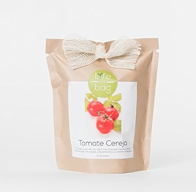 Life in a bag Kit Bio Légumes, aromates, fleurs comestible par Life in a Bag - A cultiver soi-même - Idée cadeau (Tomate cerise)