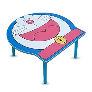 Domestica Study Table for Kids, Multi-Purpose Wooden Table Stand | Kids Table, Laptop Table, Home Table, Bed Table, - Foldable Adjustable, Gaming Table, Ergonomic Design (Doraemon)