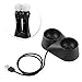 Produktbild Zhuhaimei,Schwarzer Controller Ladestation Dock Station Ständer für PS4 Playstation VR PSVR Move(Color:SCHWARZ)