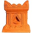 Village Decor Handmade Terracotta Clay Gardening/Brindavan Tulasi/Tulsi Pot holy Basil Plant Container Indoor- Outdoor Planter (BH - 1012 inch) (Brown(B * H = 10 inch * 12 inch)