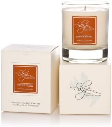 Isle of Skye Candle Company Ginger & Nutmeg Small Tumbler Candle - White