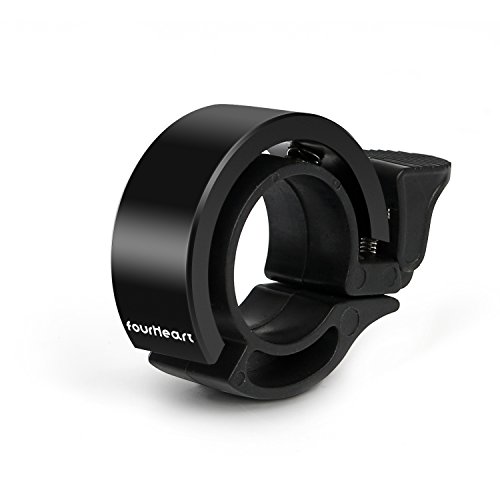 TWOOC Genuine Classic Mountainbike Fahrradklingeln Q Stealth Unisex Erwachsene, 2 Farbe (schwarz und Silber)