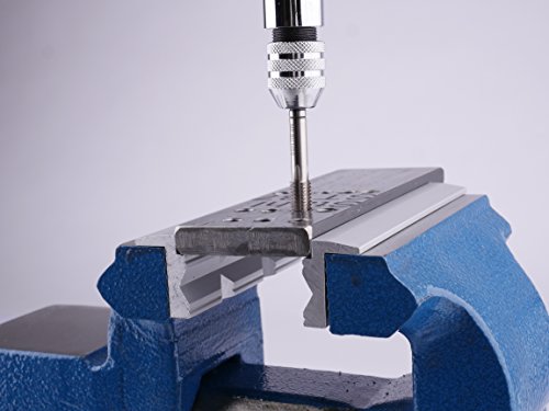 GSR Schonbacken für Schraubstock, Schutzbacken für Schraubstock 125mm Alu/Prismen mit Magnet Spann-Backen - 5