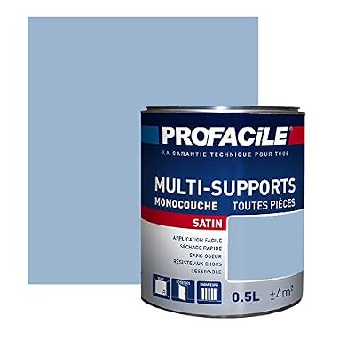 PROFACILE Peinture multi-support intérieur couleurs, PROFACILE 0.5 litre Bleu vintage