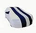 Autofurnish Arc Silver Stylish Blue Stripe Car Body Cover For Maruti Baleno RS.1054.00