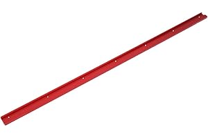 belupai 1200mm Red Aluminum Alloy 45 Type T-Track Woodworking T-Slot Miter Track