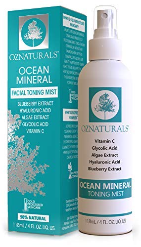 OZ Naturals Tónico Facial Natural para la piel contiene vitamina C 4 Fl Oz