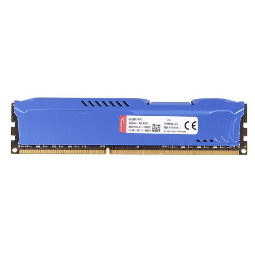 HyperX Fury - Memoria RAM de 8 GB  1866 MHz DDR3 Non-ECC CL10 DIMM   Color Azul