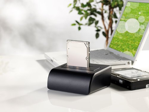 Xystec USB-Docking-Station für 2,5″- & 3,5″-SATA-Festplatten - 5