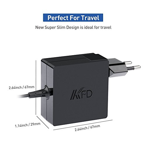 KFD 65W Netzteil Ladegerät Ladekabel für Asus ADP-65JH SADP-65KB B PA-1650-66 ADP-65JH BB X401A A2L A2 SA6 A8 F8 X501 X501a K50IJ U56E X52F Medion FSP065-ASC FSP065-AAC passt für Fujitsu Advent Packard Bell Toshiba - 3
