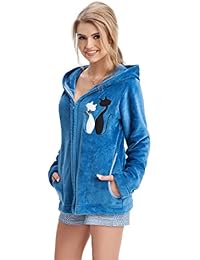 bademantel damen mit katzenmotiv