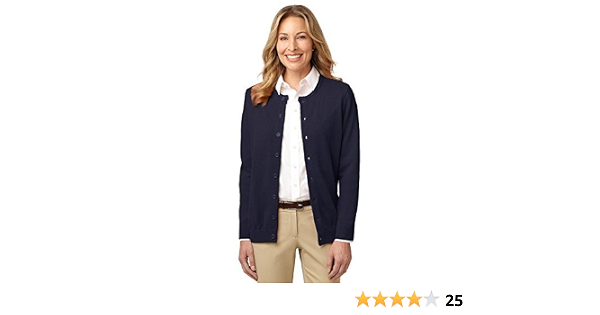 Value Jewel-Neck Cardigan : Amazon 