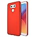 Produktbild LG G6 Hülle, Fraelc® Ultra Dünn Leichtgewicht Hardcase Matte Rot Hardskin Rutschfest Hülle für LG G6 (5,7 Zoll)