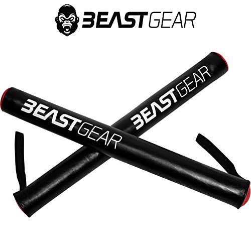 Beast Gear Boxing Punch Sticks - Cowhide Leather, Pro Design