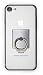 Produktbild MyGadget Fingerhalterung für Smartphone - Aluminium Fingerring für Einhandbedienung Fingerhalter Halterung für u.a. iPhone , Samsung Galaxy (Silber)