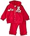Disney Baby Girls' Minnie Mouse Long Sleeve Tracksuit, True Red, 6 Months